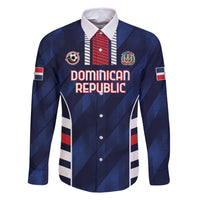 Custom Football Dominican Republic Family Matching Off Shoulder Short Dress and Hawaiian Shirt Go Los Quisqueyanos - Wonder Print Shop