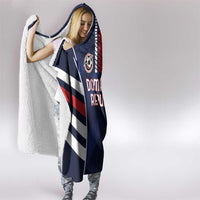 Football Dominican Republic Hooded Blanket Go Los Quisqueyanos - Wonder Print Shop