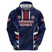 Custom Football Dominican Republic Hoodie Go Los Quisqueyanos - Wonder Print Shop