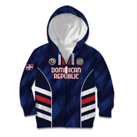 Custom Football Dominican Republic Kid Hoodie Go Los Quisqueyanos - Wonder Print Shop