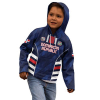 Custom Football Dominican Republic Kid Hoodie Go Los Quisqueyanos - Wonder Print Shop