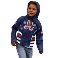 Custom Football Dominican Republic Kid Hoodie Go Los Quisqueyanos - Wonder Print Shop