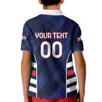 Custom Football Dominican Republic Kid Polo Shirt Go Los Quisqueyanos - Wonder Print Shop