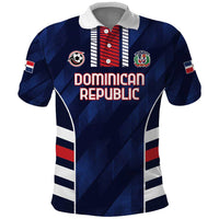 Custom Football Dominican Republic Polo Shirt Go Los Quisqueyanos - Wonder Print Shop