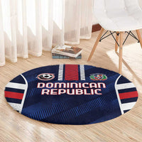 Football Dominican Republic Round Carpet Go Los Quisqueyanos - Wonder Print Shop