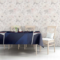 Football Dominican Republic Tablecloth Go Los Quisqueyanos - Wonder Print Shop