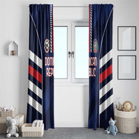 Football Dominican Republic Window Curtain Go Los Quisqueyanos - Wonder Print Shop