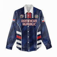 Custom Football Dominican Republic Women Casual Shirt Go Los Quisqueyanos - Wonder Print Shop
