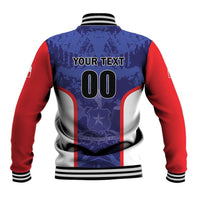Custom Football Chile Baseball Jacket Vamos La Roja - Wonder Print Shop