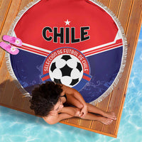 Football Chile Beach Blanket Vamos La Roja - Wonder Print Shop