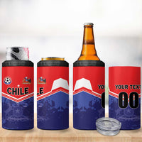 Custom Football Chile 4 in 1 Can Cooler Tumbler Vamos La Roja - Wonder Print Shop