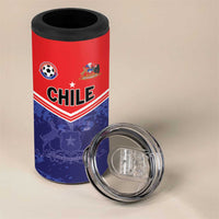 Custom Football Chile 4 in 1 Can Cooler Tumbler Vamos La Roja - Wonder Print Shop