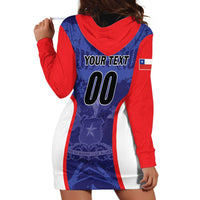 Custom Football Chile Hoodie Dress Vamos La Roja - Wonder Print Shop