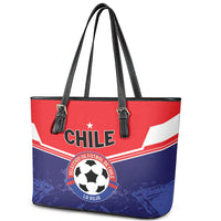 Football Chile Leather Tote Bag Vamos La Roja - Wonder Print Shop
