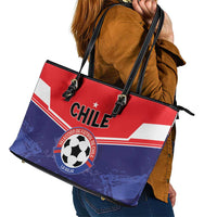 Football Chile Leather Tote Bag Vamos La Roja - Wonder Print Shop