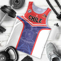 Custom Football Chile Men Tank Top Vamos La Roja - Wonder Print Shop