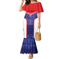 Custom Football Chile Mermaid Dress Vamos La Roja - Wonder Print Shop