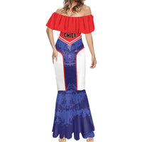 Custom Football Chile Mermaid Dress Vamos La Roja - Wonder Print Shop