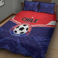 Football Chile Quilt Bed Set Vamos La Roja - Wonder Print Shop