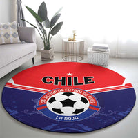 Football Chile Round Carpet Vamos La Roja - Wonder Print Shop