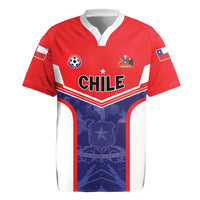 Custom Football Chile Rugby Jersey Vamos La Roja - Wonder Print Shop