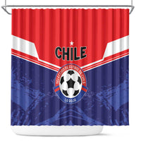 Football Chile Shower Curtain Vamos La Roja - Wonder Print Shop