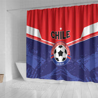 Football Chile Shower Curtain Vamos La Roja - Wonder Print Shop