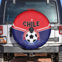 Football Chile Spare Tire Cover Vamos La Roja - Wonder Print Shop