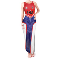 Custom Football Chile Tank Maxi Dress Vamos La Roja - Wonder Print Shop