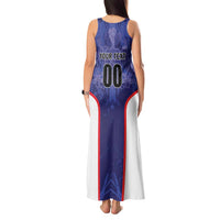 Custom Football Chile Tank Maxi Dress Vamos La Roja - Wonder Print Shop