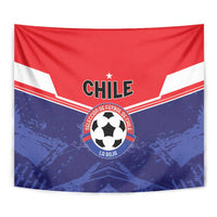 Football Chile Tapestry Vamos La Roja - Wonder Print Shop