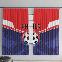 Football Chile Window Curtain Vamos La Roja - Wonder Print Shop