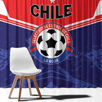 Football Chile Window Curtain Vamos La Roja - Wonder Print Shop