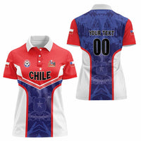 Custom Football Chile Women Polo Shirt Vamos La Roja - Wonder Print Shop