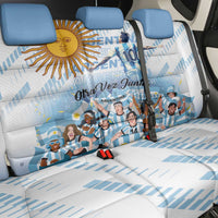 Argentina 2024 Football Champions Back Car Seat Cover Vamos La Seleccion Otra Vez Juntos - Wonder Print Shop