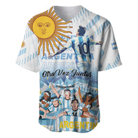 Argentina 2024 Football Champions Baseball Jersey Vamos La Seleccion Otra Vez Juntos - Wonder Print Shop