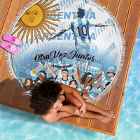 Argentina 2024 Football Champions Beach Blanket Vamos La Seleccion Otra Vez Juntos - Wonder Print Shop