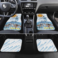 Argentina 2024 Football Champions Car Mats Vamos La Seleccion Otra Vez Juntos - Wonder Print Shop