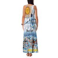 Argentina 2024 Football Champions Family Matching Tank Maxi Dress and Hawaiian Shirt Vamos La Seleccion Otra Vez Juntos - Wonder Print Shop