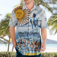 Argentina 2024 Football Champions Hawaiian Shirt Vamos La Seleccion Otra Vez Juntos - Wonder Print Shop
