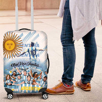 Argentina 2024 Football Champions Luggage Cover Vamos La Seleccion Otra Vez Juntos - Wonder Print Shop