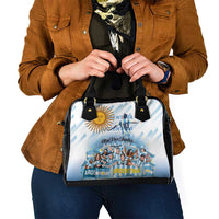 Argentina 2024 Football Champions Shoulder Handbag Vamos La Seleccion Otra Vez Juntos