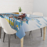 Argentina 2024 Football Champions Tablecloth Vamos La Seleccion Otra Vez Juntos - Wonder Print Shop