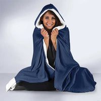 France 2024 Bonjour Hooded Blanket Eiffel Tower Gallic Rooster