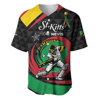 Personalized Saint Kitts and Nevis Cricket Champions Baseball Jersey - Wonder Print Shop