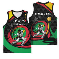 Personalized Saint Kitts and Nevis Cricket Champions Basketball Jersey - Wonder Print Shop