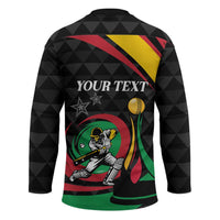Personalized Saint Kitts and Nevis Cricket Champions Hockey Jersey - Wonder Print Shop