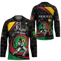 Personalized Saint Kitts and Nevis Cricket Champions Hockey Jersey - Wonder Print Shop