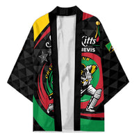 Personalized Saint Kitts and Nevis Cricket Champions Kimono - Wonder Print Shop