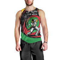 Personalized Saint Kitts and Nevis Cricket Champions Men Tank Top - Wonder Print Shop